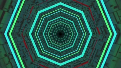 4 K Sci Fi Tunnel Loop