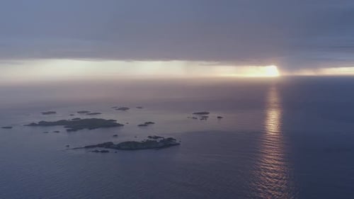 Rocky Cliffs In The Sea