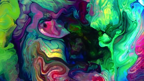Abstract Colorful Invert Sacral Paint Exploding Texture 445