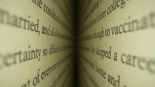 Inside of an Old Book