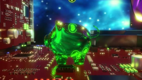 Bitcoin Cryptocurrency Mining Concept