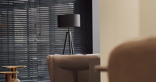 Empty Living Room Interior with Modern Design