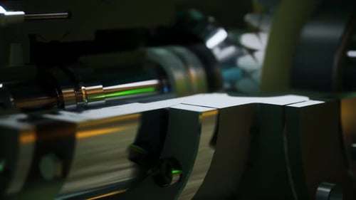 Animated 3D Engine Cross-Section with Green Energy Flow