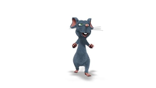 Animated 3D Cartoon Mouse Character Dancing and Gesturing