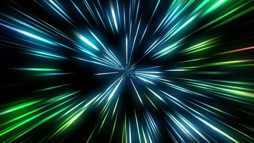 Animation 3D en boucle fluide de la scène du tunnel lumineux pour vos Arrière-plans vidéo