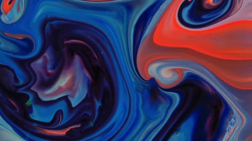 Bunte flüssige Tinte Farben Mischen Burst Swirl Fluid 89