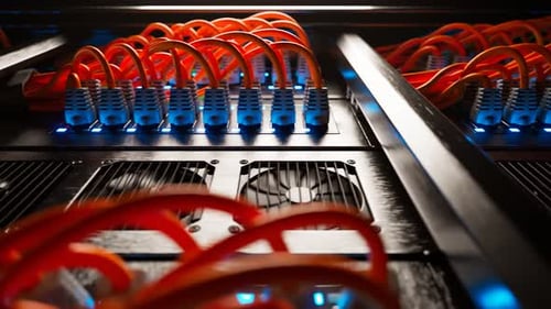 Dynamic Server Rack Network Connectivity Background Loop