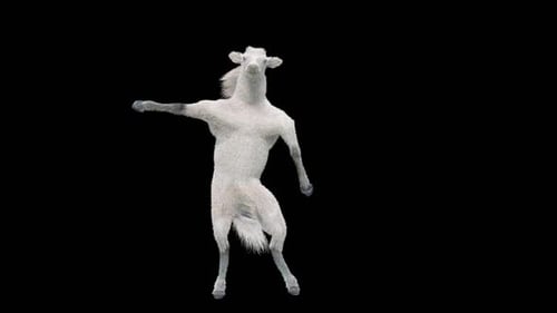 3D Animated Dancing Goat Character with Alpha Channel