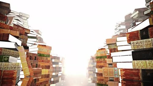 On The Library Shelf 03 4K