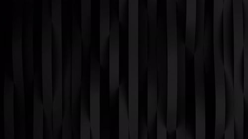 Top View on Black Stripes Waves Animation