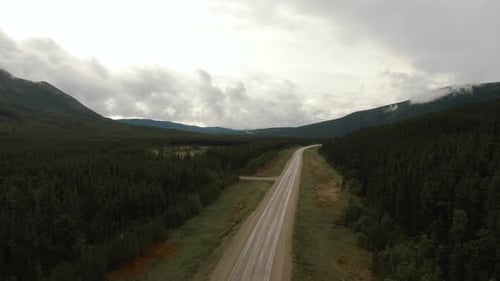 Picturesque View of Scenic Road From Above