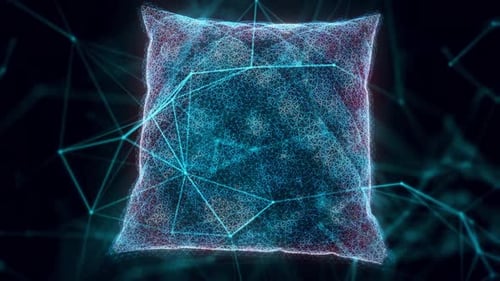 Coussin Matelasse Hologram Close Up Hd