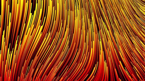 Energetic Abstract Flowing Lines Animation