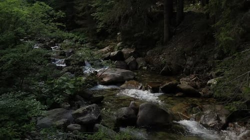 Aerial View On Demianitza River In Pirin Mountain 1