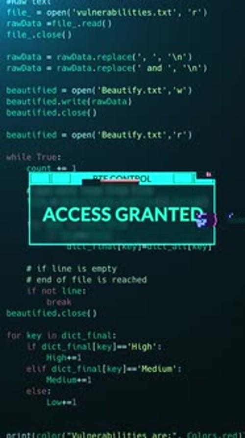 Acceso al mensaje de notificación de Concedido a través del programa