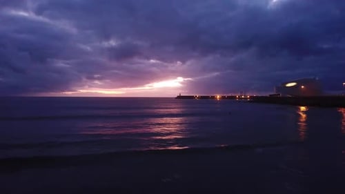 Sunset Beach Porto Aerial
