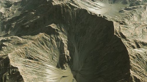 Blick auf die Landschaft des Alien Planet