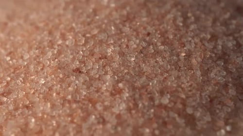 Macro Shot of Pile of Pink Himalayan Salt