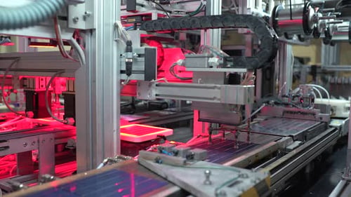 Ligne de production d'automatisation industrielle