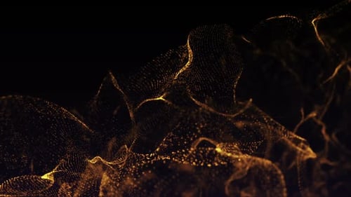 Golden Abstract Waves