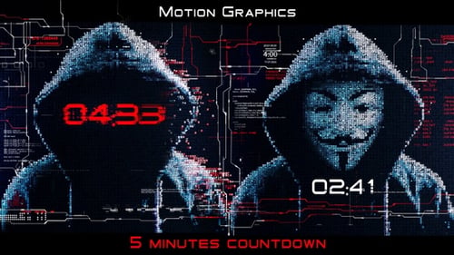 Cyber Hack compte à rebours 5 min