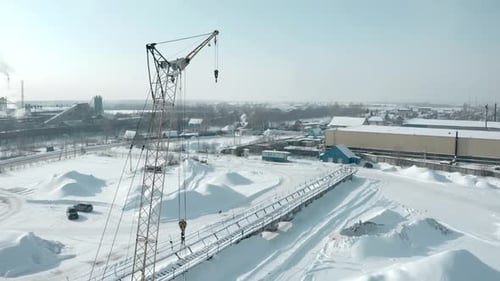 Winterblick aus der Vogelperspektive