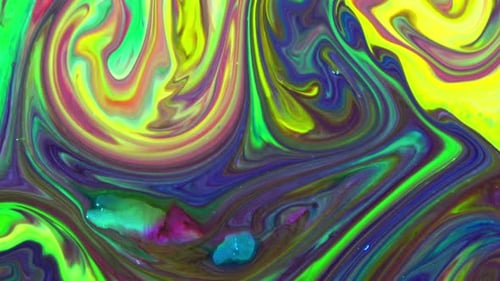 Abstract Swirling Colors Pattern Background