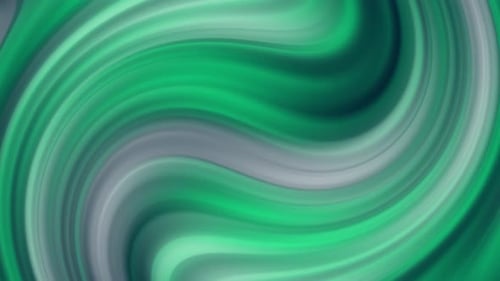 Dynamic Flowing Green Fluid Waves Background