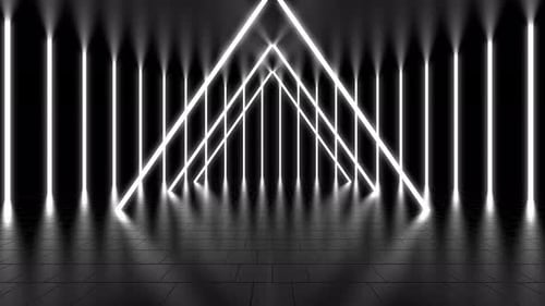 Escenario de luces blancas