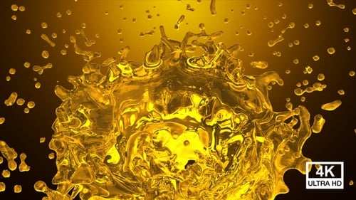Big Oil Splash 4K