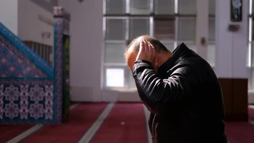 Moschee-Gebetsmann