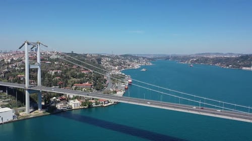 Bosporus-Brücke an Pandemie-Tagen