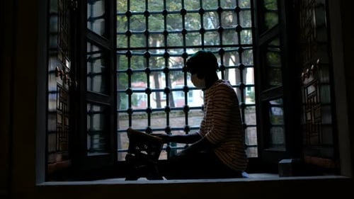 Praying Silhoutte