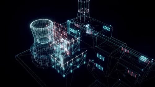 Centrale Nucléaire Numérique Hud Hologram Hd