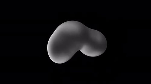 Abstract Metaball Fluid Morphing Background Animation