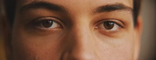 Close Up of Young Adult's Eyes