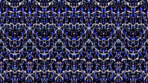 Shimmering Blue White Geometric Abstract Looping Background Animation
