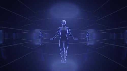 Virtual Reality Digital Technology Metaverse Concept