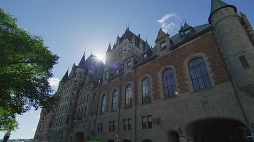 Chateau Frontenac Sunlight in Quebec City