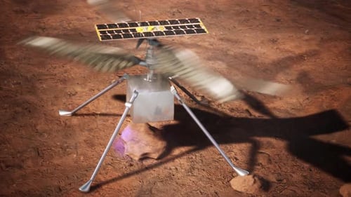 Drohne erkundet Mars