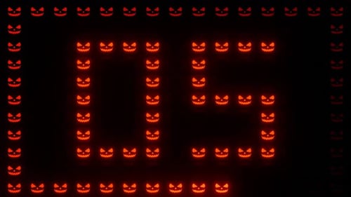 Halloween-Countdown Jack O'Lanterns