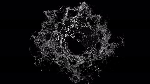 Dynamic Water Splash Effect for Reveal or Transition