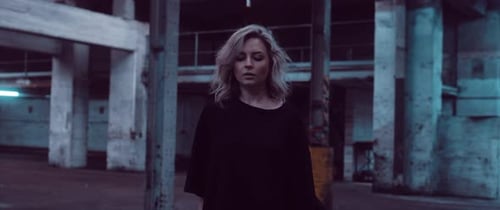 Girl in a Parking Lot