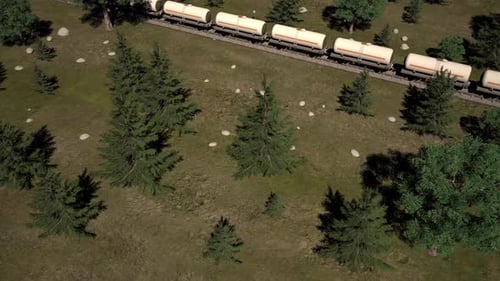 Bahngaslogistik, 3D-Animationsvideo.