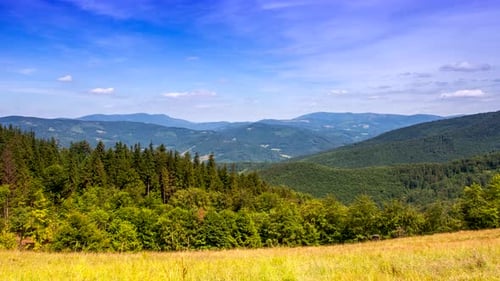 Carpathian Time Lapse, Photos Taken in Beskid Mountains,
