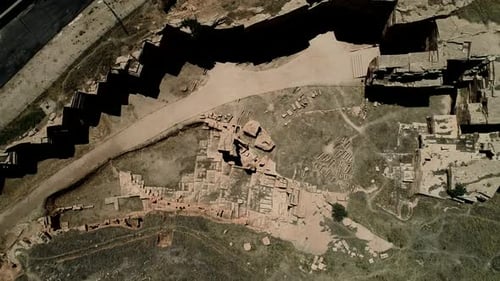 Luftaufnahme Historische Ruinen