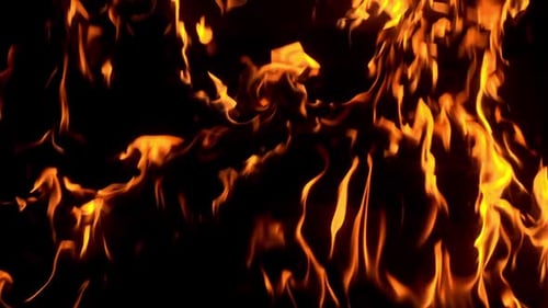 Feuerwand brennende Zeitlupe