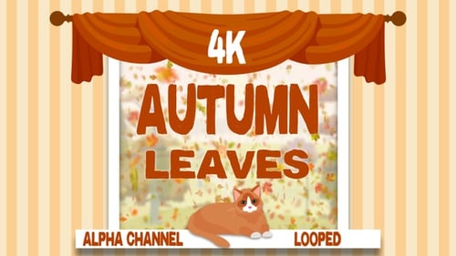 Loopable Falling Autumn Leaves Overlay