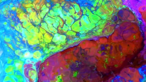 Psychedelic Galactic Paint Texture Background