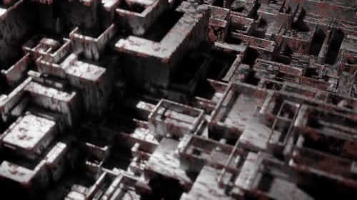 Abstract Scifi Cube